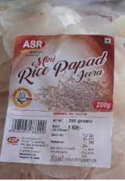 ASR Rice papad